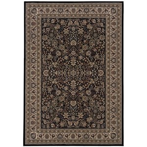 Oriental Weavers Ariana 213K8 Black/ Ivory Indoor Area Rug - 4' x 6" - 1 of 4