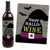 Big Dot of Happiness Happy Halloween - Witch Party Decorations for Women and Men - Wine Bottle Label Stickers - Set of 4 - image 4 of 4