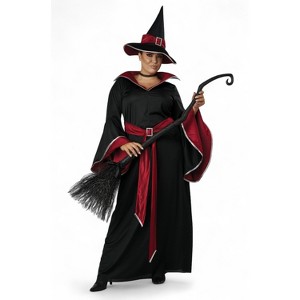 California Costumes Ruby Red Glamour Witch Plus Size Costume - 1 of 4