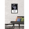 Trends International MLB Colorado Rockies - Logo 22 Framed Wall Poster Prints - 2 of 4