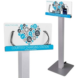 Stand Steady KwikBoost 8 Device Freestanding Charging Station - Healthcare Graphic - 1 of 4