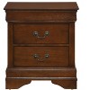 NicBex Elegant Nightstand With 3 Drawers Wooden Bedside Table End Table for Bedroom, Living Room - 3 of 4