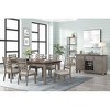 Modern Sideboard Buffet Cabinet with 3 Drawers, 2 Cabinets, Wine Bottle & Glass Storage  Stylish Home Bar Organizer - 2 of 4