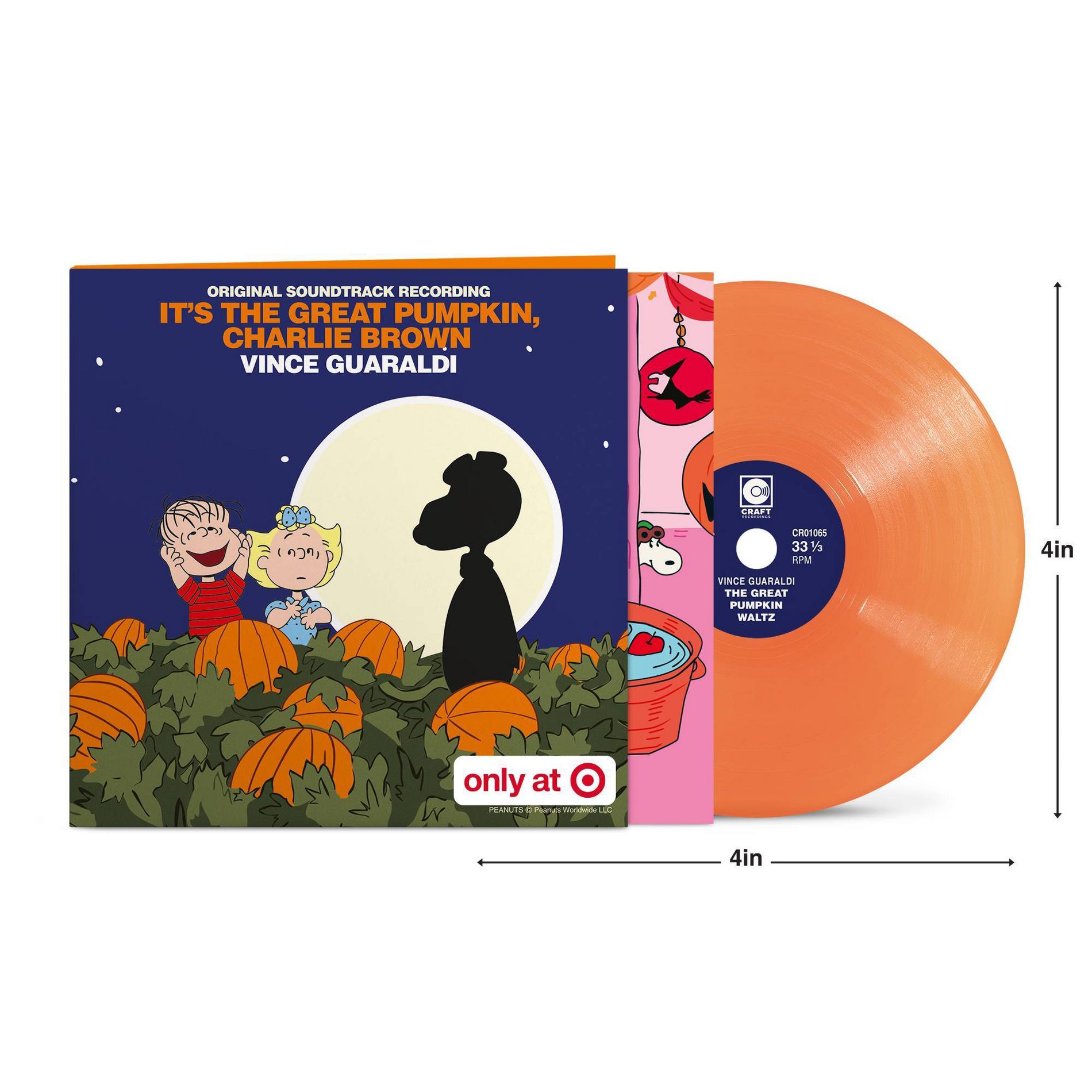 Vince Guaraldi Tiny Vinyl Edition - Great Pumpkin Waltz/Graveyard Theme (Target Exclusive, vinyl 4 inch)