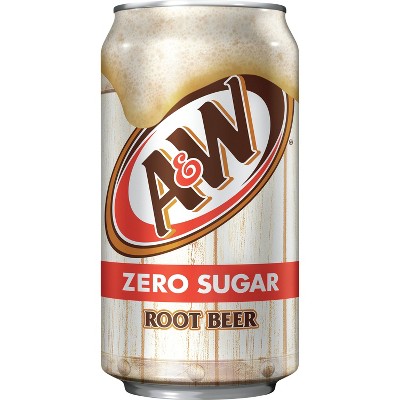 A&#38;W Root Beer Zero Sugar Soda - 12pk/12 fl oz Cans_1