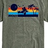 Men's - Disney - Mickey Sunset Pattern Short Sleeve Graphic T-Shirt - 2 of 4