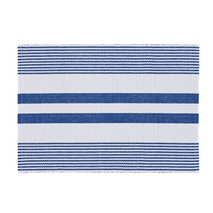 C&F Home Blue & White Stripe Cotton July 4th Woven Placemat Set of 6 - 1 of 4