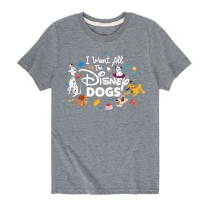 Boys' - Disney - Cats & Dogs Short Sleeve Graphic T-Shirt - 1 of 4