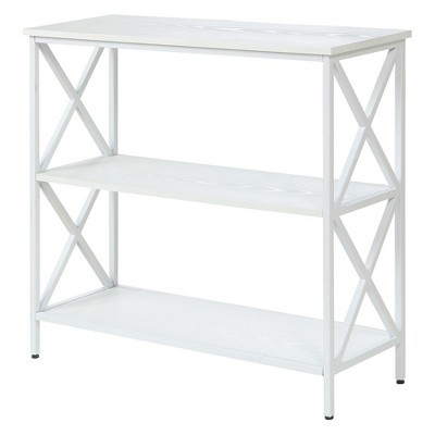 target 3 shelf bookcase white