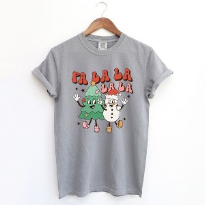 Simply Sage Market Women's Fa La La Friends Short Sleeve Garment Dyed Tee - 1 of 4