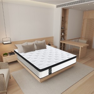 Twin Size 12 Inch 7-Zoned Cool Memory Foam Individual Pocket Spring Hybrid Mattress - 1 of 4