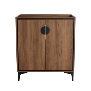 NicBex 24/30"Freestanding Bathroom Vanity with/whitout Top Ceramic Sink,Chic Bathroom Storage Cabinet with 2 Soft Closing Door,1.38"Pre-drilled Faucet - 1 of 4