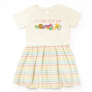 The Juniper Shop Mini Smiley It's Good To Be Kind Aria Toddler Dress - 1 of 4