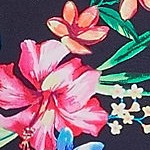 deep sea navy rosella floral