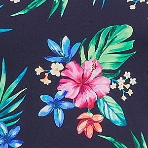 deep sea navy rosella floral