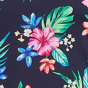 deep sea navy rosella floral