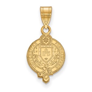 Black Bow Jewelry 14k Yellow Gold Plated Sterling Silver Fordham Rams NCAA Medium Pendant - 1 of 3