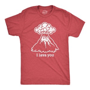 I Lava You T-Shirt - Funny Volcano Valentines Love