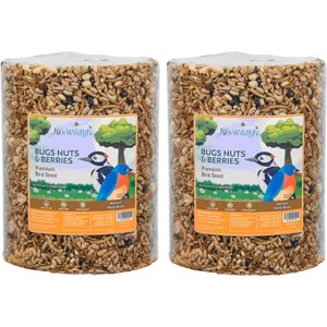 JCS Wildlife Bugs Nuts and Berries Premium Bird Seed Large Cylinder, 3.8 lb - 1 of 1