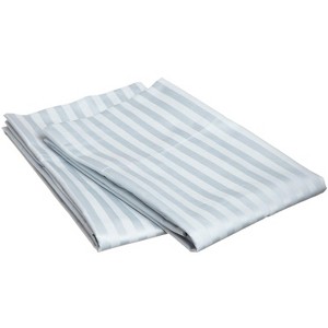 600-Thread Count Egyptian Cotton Stripe 2-Piece Pillowcase Set by Blue Nile Mills - 1 of 3