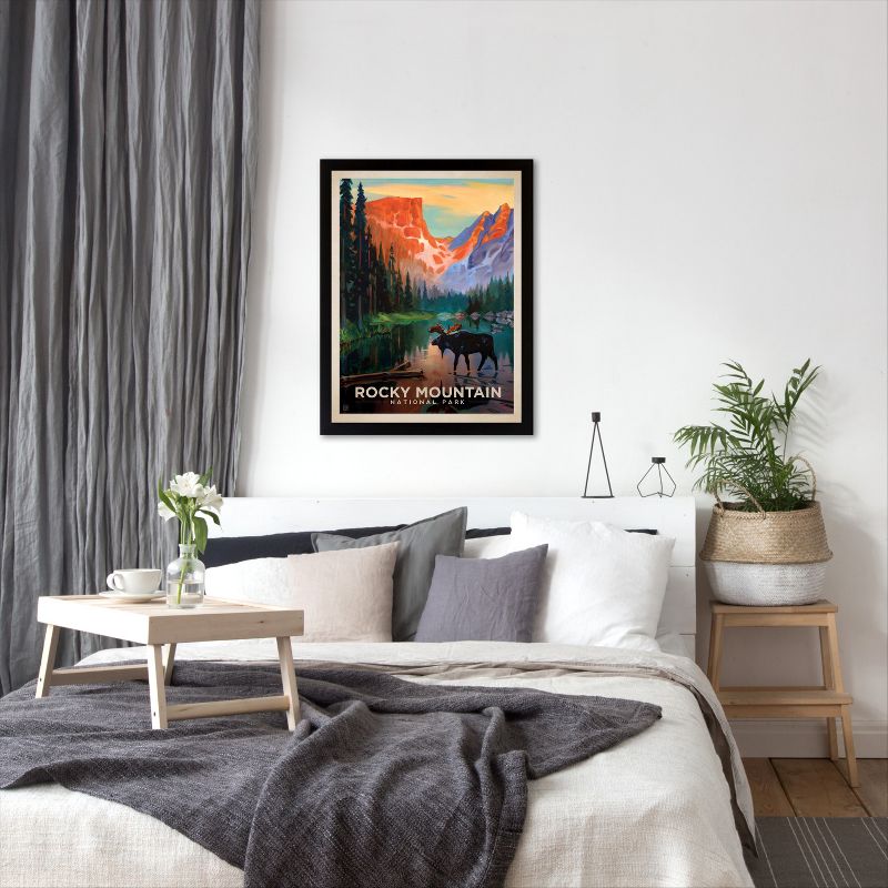 Americanflat Vintage Landscape Rocky Mountain By Anderson Design Group Framed Print, 6 of 9