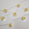 Lumabase Battery Operated String Lights with 20 Gold Balls - 3 of 4