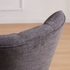 CAVINAS Upholstered Swivel Desk Chair, Ergonomic Office Chair, Chenille Fabric Adjustable Height Computer Chair with 360° Swivel Base - 2 of 3