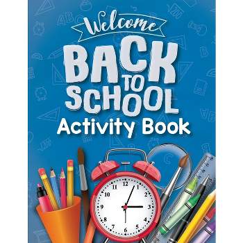 School Activity Book for Kids 6-12 - Large Print by  Laura Bidden (Paperback)