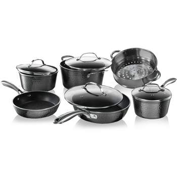  Granitestone Armor Max 14 Pc Pots and Pans Set Nonstick  Cookware Set, Complete Hard Anodized Kitchen Cookware Set with Non Stick  Pots and Pans Set with Lids + Utensils, Induction/Oven Safe