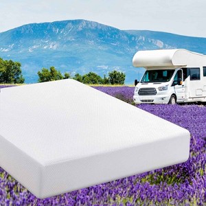 Vipbear RV Mattress, Tencel Cover, Premier Cooling Green Tea/Gel Medium Firm Mattress in a Box, Back Supportive,Made in USA - 1 of 4