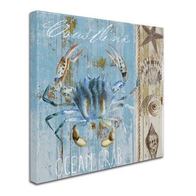 Trademark Fine Art -Color Bakery 'Blue Crab II' Canvas Art