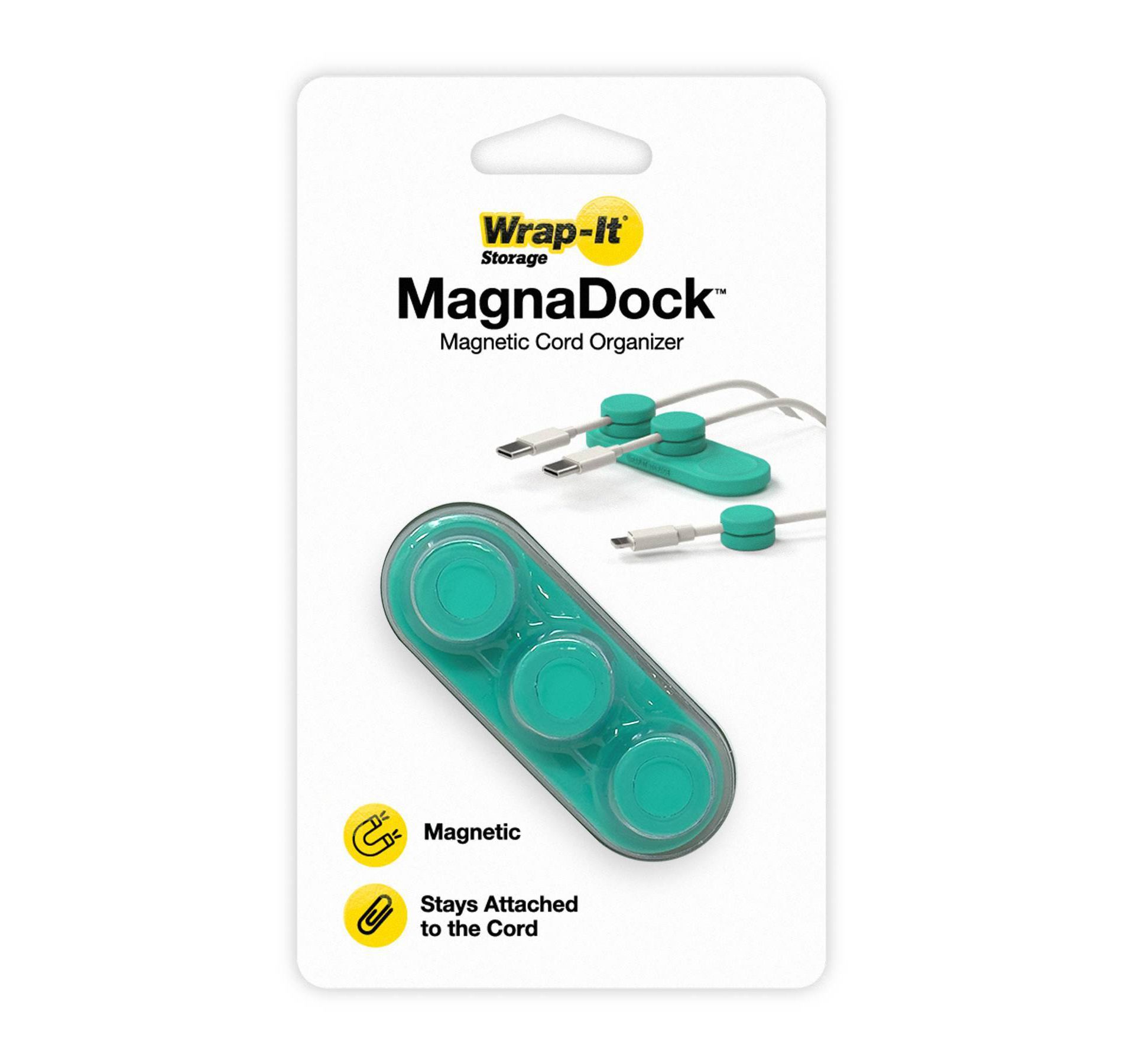 Wrap-It 6/5" Magna Dock Cord Organizer