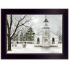 YOOCOZZ Christmas Decoratoin, Xmas Wall Décor- "I Heard the Bells on Christmas" by Billy Jacobs, Ready to Hang Framed Print, Black Frame - 2 of 4