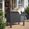 Decksplore Weatherproof Outdoor Cat Shelter with Raised Floor Easy Setup for Outdoor Feral Cats - 3 of 4