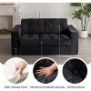 MAXYOYO Bean Bag Chair for Adults, Upholstered Floor Sofa with Armrests, Loveseat Boneless Couch for Bedroom Living Room - 4 of 4