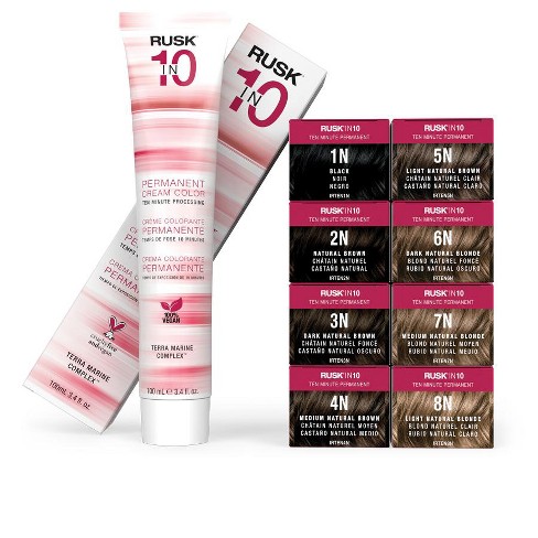 Rusk In 10 Permanent Cream Hair Color Ten Minute Haircolor Dye : Target