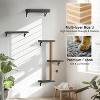 FUKUMARU Cat Wall Shelves, Stable & Safe 4 in 1 Large Cat Wall Furniture Set - 3 of 3