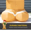 6ft Christmas Inflatable Gingerbread Man, Outdoor Blow-Up Yard Decoration with LED Lights Display - 3 of 4