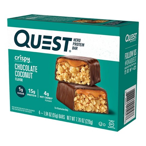 Quest Nutrition Chocolate Coconut Hero Bar - 4ct - image 1 of 4