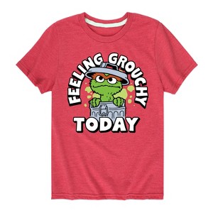 Boys' - Sesame Street - Feeling Grouchy Short Sleeve Graphic T-Shirt - 1 of 4