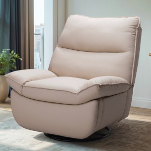 FLEXISPOT XRC7 Recliner Chair for Adults, Faux Leather Oversized Swivel Rocker w/Side Pocket, Cross-Legged Armless Lounge Sofa for Living Room - 1 of 1