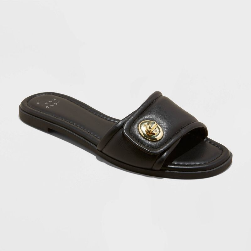 Women&#39;s Audrey Slide Sandals - A New Day&#8482;, 1 of 5