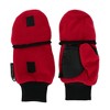 CTM Kids' and Teens' Fleece Convertible Fingerless Winter Mitten / Gloves - 2 of 4