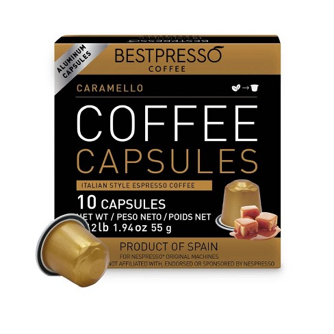 Barista Moments - Strong Espresso Pods for Nespresso Original Machines. 20 Pods, Dark Roast, Intensity 9 - Nespresso Compatible Coffee Capsules