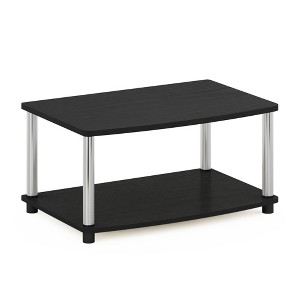 Furinno Industrial TV Stands Media Entertainment Center with 2-tier Open Storage Shelves - 1 of 4