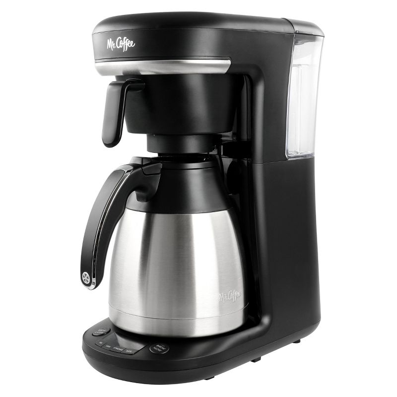 Mr. Coffee Programmable Single Serve and 10 Cup Coffeemaker in Black, 1 of 10