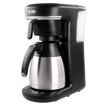 Mr. Coffee Programmable Single Serve and 10 Cup Coffeemaker in Black