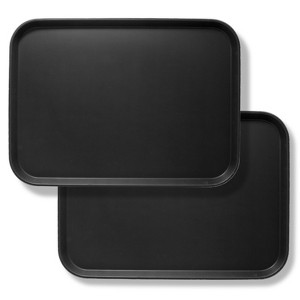 Jubilee (Set of 2) Rectangular Restaurant Serving Trays - NSF Certified Non-Slip Food Service Trays - 1 of 4