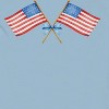 Rerun Island Men's Amercian Flag And Bow Americana 4Th Of July Short Sleeve Graphic Cotton T-Shirt - Light Blue L - 2 of 4