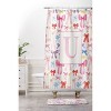 Deny Designs April Lane Art Bows Monogram Memory Foam Bath Mat - 4 of 4